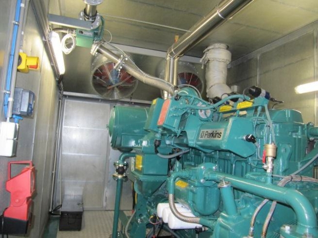 Perkins biogas generator CHP project case
