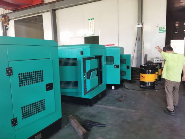 3 units 80KW gensets with Synchronization panels for Nigeria